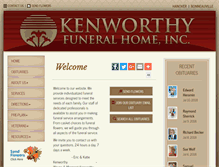 Tablet Screenshot of kenworthyfh.com